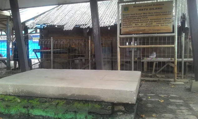 Watu Gilang di Banten Lama Tempat Penobatan