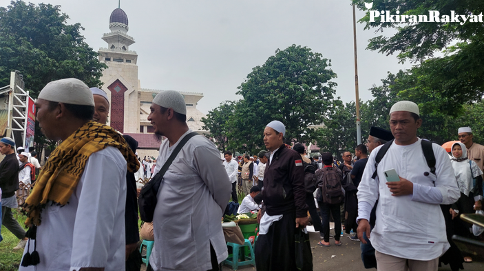 Jemaah Reuni 212 Bubar Secara Tertib Usai Dengar Doa Penutup Habib Rizieq Shihab