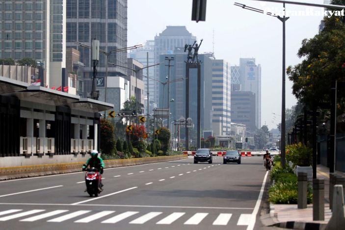 Lebaran 2023, Jalan Utama Jakarta Sepi Ditinggal Warga Mudik