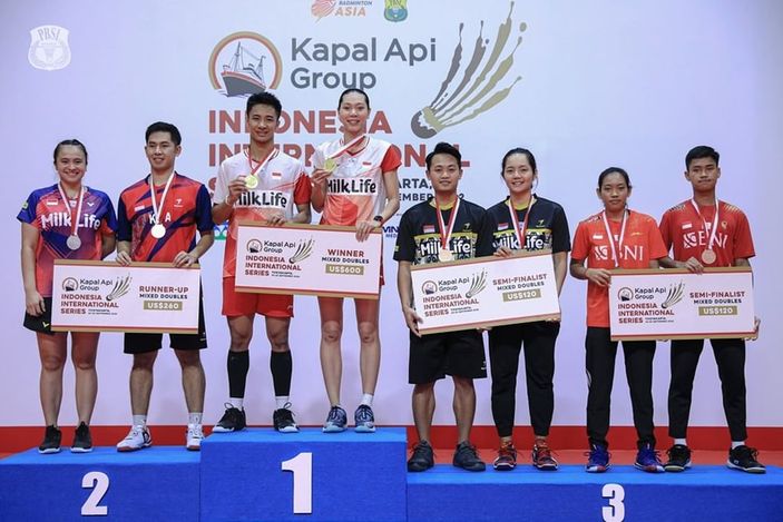 Hasil Indonesia International Series 2022: Tuan Rumah Borong Gelar Juara