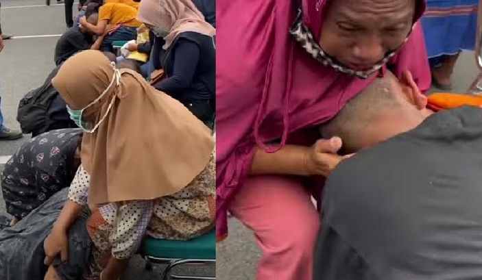 Tangis Pecah, Puluhan Pemuda Berlutut di Kaki Orangtua Usai Ditangkap karena Gelar Pesta Miras