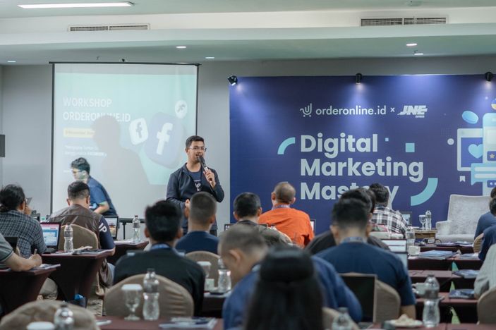 OrderOnline.id Gandeng JNE Adakan Workshop “Digital Marketing Mastery” bagi Pebisnis Online dan UMKM