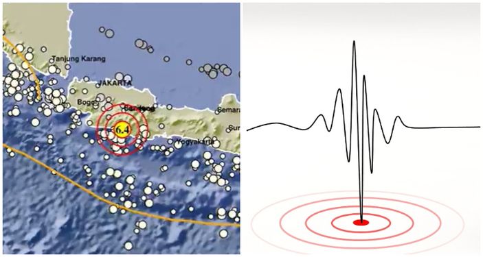 Gempa Terkini Magnitudo 6,4 Berpusat di Kabupaten Garut, Terasa hingga Yogyakarta dan Kebumen