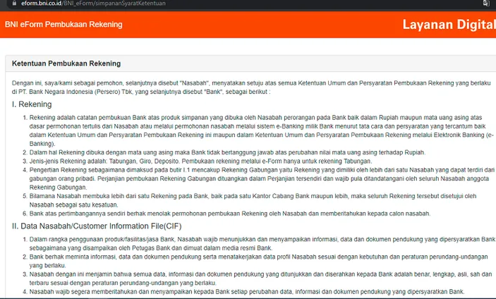 Eform BNI Berbeda Dengan E Form Bri Co Id Bpum, Jangan Salah Alamat Cek ...