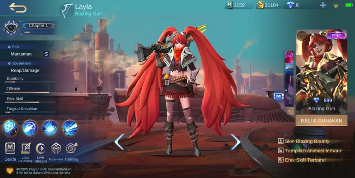 Rekomendasi Build Item Layla Mobile Legend - Portal Pekalongan