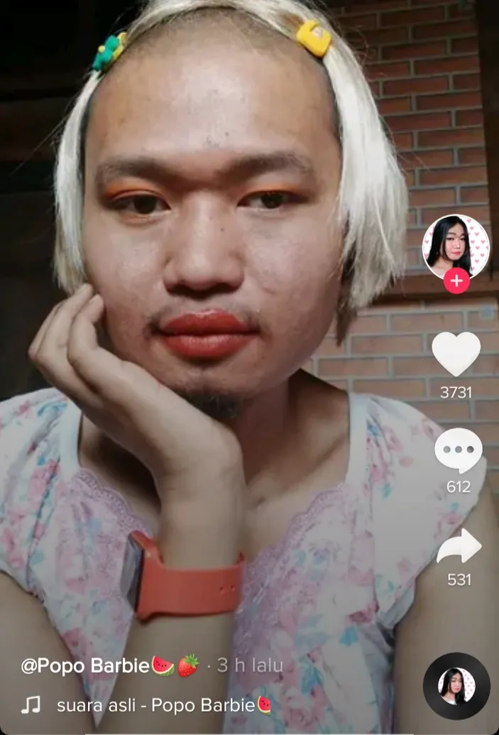 Profil Biodata Popo Barbie Tiktok Lengkap Umur Jenis Kelamin Sakit Apa Ig Instagram Dan Asal 6187