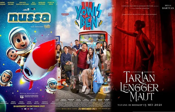 10 Film Indonesia Paling Banyak Ditonton Tahun 2021 Nussa Jadi Yang