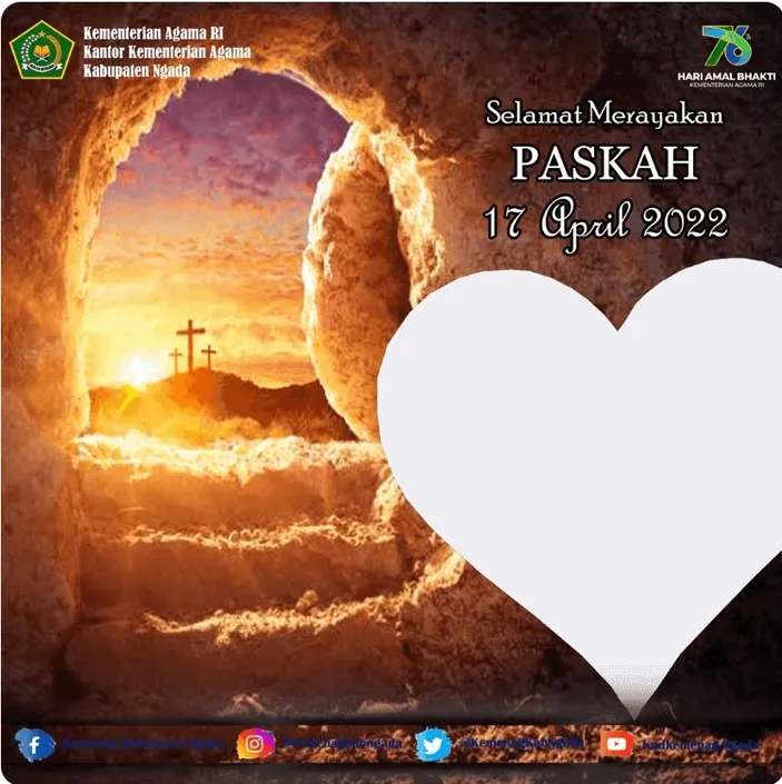 Kumpulan Link Download Twibbon Ucapan Selamat Paskah 2022 Cocok Untuk