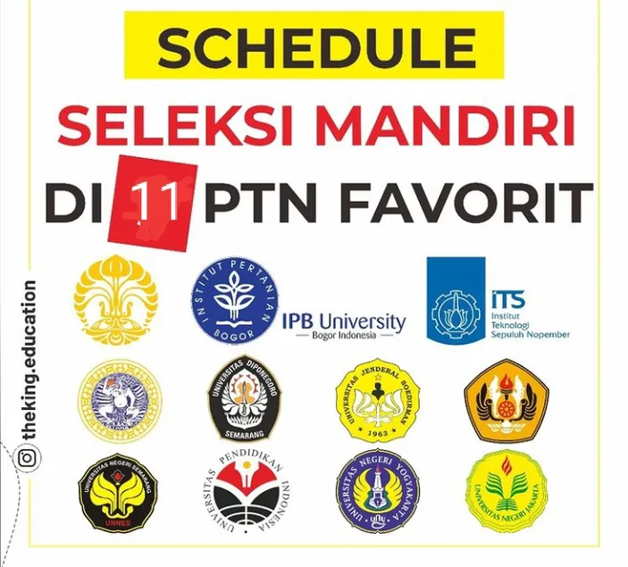 Cara Daftar Seleksi Mandiri 2022 Di Link Resmi 74 Ptn Perguruan Tinggi 