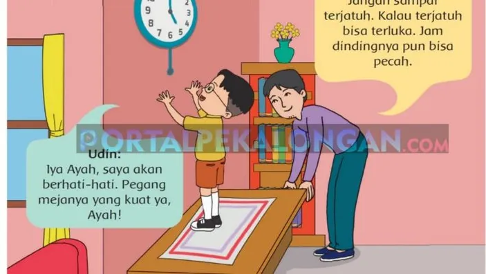 Kunci Jawaban Tema 8 Kelas 2 Halaman 21 22 Apa Isi Percakapan Udin