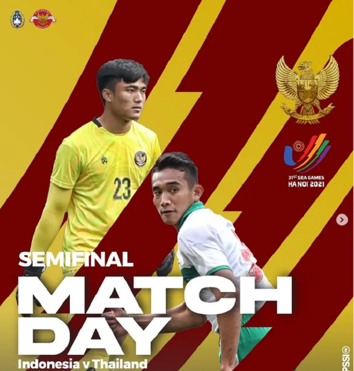 CEK SKOR Indonesia vs Thailand Semifinal SEA Games 2022 Hari Ini, Link