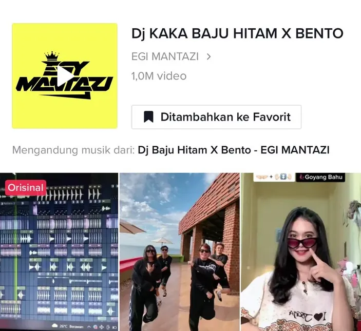 Lirik Lagu Kaka Baju Hitam X Bento Siapa Tau Ada Harapan Viral Di