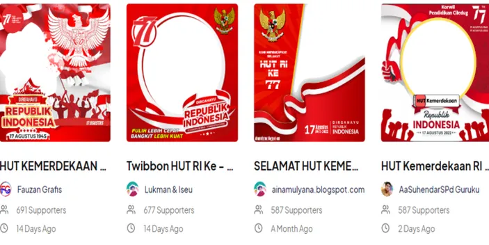 15 Link Twibbon HUT RI Ke-77 Bisa Download Gratis Dengan Desain Terbaru ...