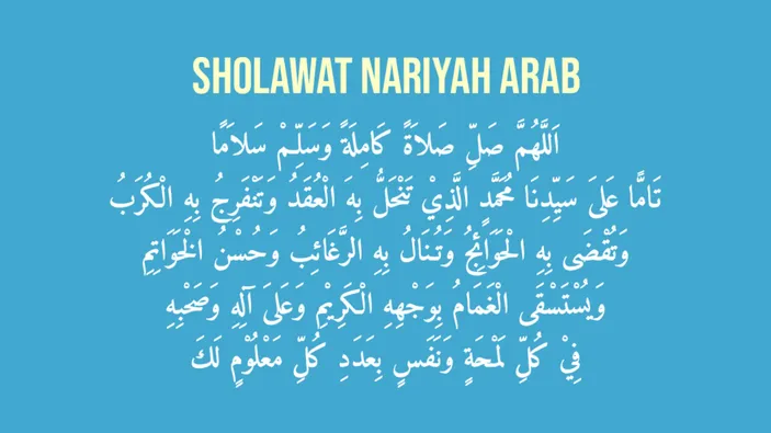 Keutamaan Sholawat Nariyah Syekh Nariyah, Lengkap Teks Arab, Latin Dan ...