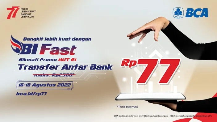 Cara Transfer Antar Bank Biaya Rp 77 Dengan BI Fast Di BCA, Mandiri ...