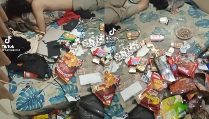 Viral Video Kamar Kos Dipenuhi Sampah Netizen Dekorasi Kamar Tipe Tpa