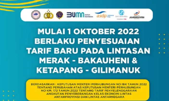 Tarif Penyeberangan Merak-Bakauheni Kapal Eksekutif Dan Reguler Terbaru ...