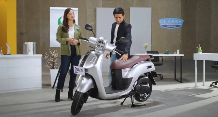 MOTOR MATIC Zaman Now, Yamaha Fazzio Hybrid-Connected Tampil Dengan ...