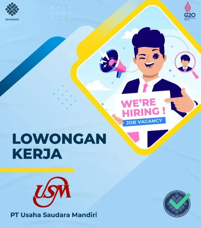 Lowongan Kerja D3 PT Usaha Saudara Mandiri (USM), Ini Syarat Dan Cara ...