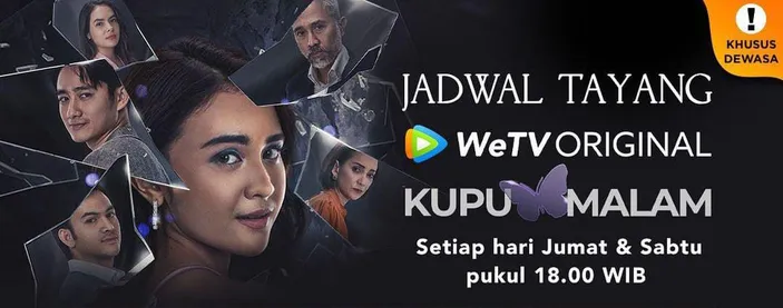 Simak Jadwal Tayang Serial Terbaru Wetv Kupu Kupu Malam Film