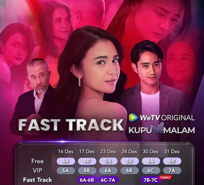 Jadwal Tayang Fast Track Kupu Kupu Malam Series Episode 6 Dan 7 Di Wetv