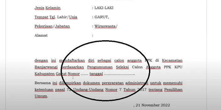 Mengisi Nomor Surat Pendaftaran Pps Pemilu 2024 Begini Cara Cek Nomor