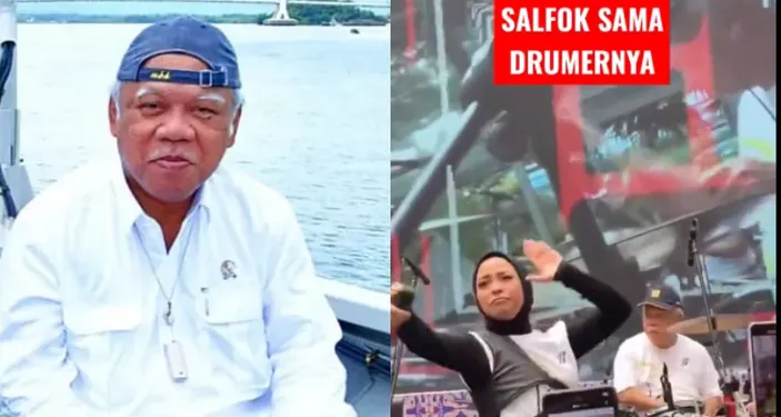 Aksi Menteri PUPR Basuki Hadimuljono Jadi Drummer Tantri Kotak Banjir Pujian, Netizen: Multitalenta!