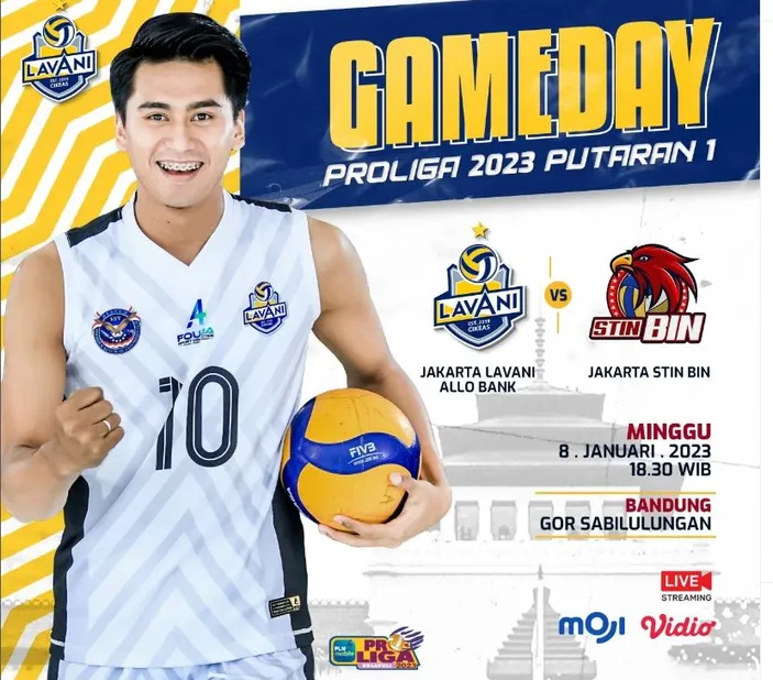 Link Live Streaming Proliga Moji Tv Dan Jadwal Siaran Langsung Voli Putra Putri Hari Ini