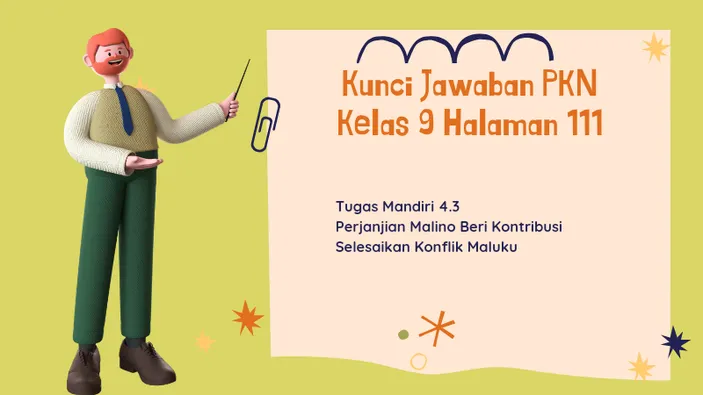 Jawaban Pkn Kelas 9 Halaman 111 Buku Paket Semester 2 Tugas Mandiri 4