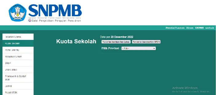 Cara Cek Kuota Sekolah SNBP 2023 Di Snpmb.bppp.kemdikbud.go.id, Lengkap ...