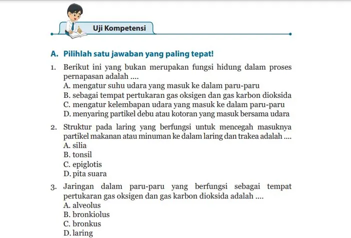 Kunci Jawaban IPA Kelas 8 Halaman 76 77 Dan 78 Uji Kompetensi Bagian A ...