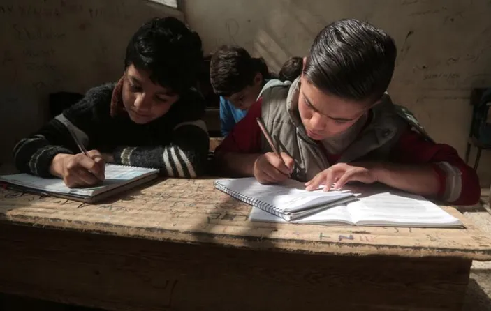 Pascagempa, Para Siswa di Suriah Kembali Bersekolah