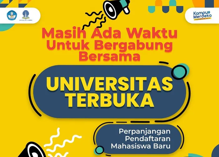 Cara Daftar Universitas Terbuka 2023: Jadwal Pendafataran Registrasi ...