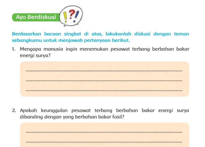 Kunci Jawaban Tema 9 Kelas 6 Halaman 172 Ayo Berdiskusi: Menemukan ...