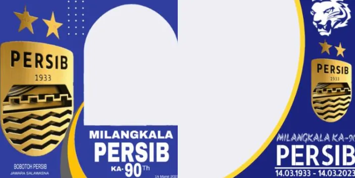 10 Link Twibbon HUT ke-90 Persib Bandung, Desain Menarik dan Cocok Diunggah di Media Sosial