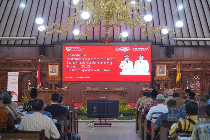 Buka Sosialisasi Pilkades Serentak 2023, Bupati Klaten: Pilkades ...