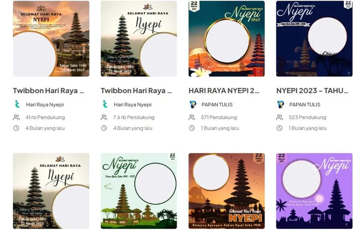 17 Link Twibbon Hari Raya Nyepi 2023: Gratis, Desain Terbaru, Dan Cocok ...