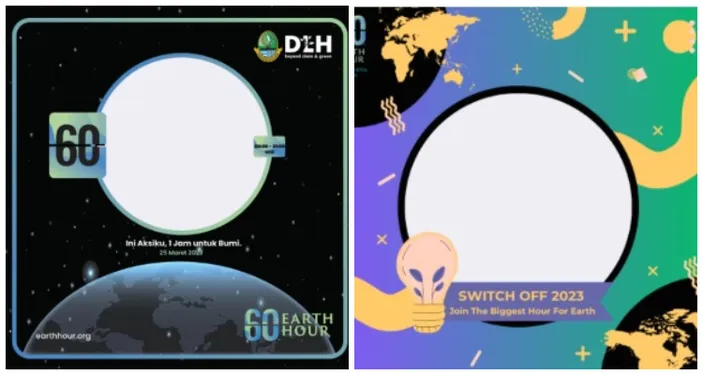 15 Twibbon Earth Hour 2023, Sukseskan Kampanye Selamatkan Planet Kita di Media Sosial