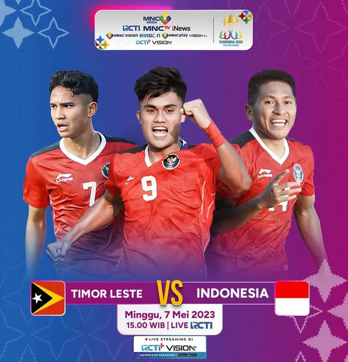 LINK Live Streaming RCTI, Siaran Langsung Timnas Indonesia Vs Timor ...