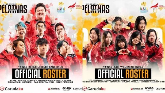MLBB SEA Games 2023, Berikut Jadwal dan Komposisi Roaster Timnas Putra-Putri Indonesia