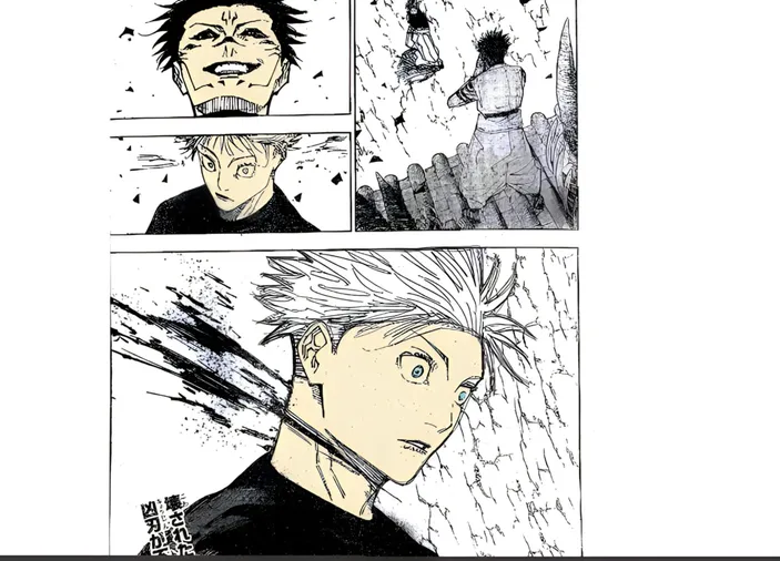 Spoiler Jujutsu Kaisen Chapter 225 Duel Pamungkas Domains Expansion Sukuna Berhasil Lukai Gojo 8535