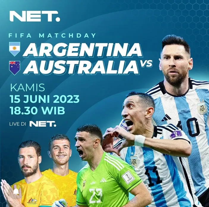 Argentina Vs Australia Main Jam Berapa Simak Jadwal Acara Net Tv Hari