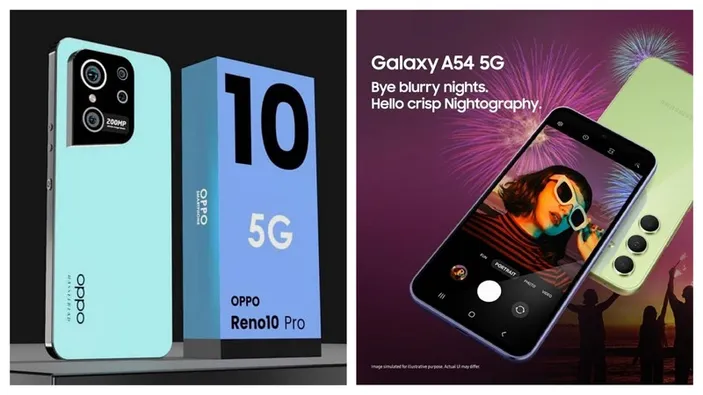 Oppo Reno 10 Series 5g Vs Samsung Galaxy A54 5g Pilih Gaming Teknologi Atau Desain Zona