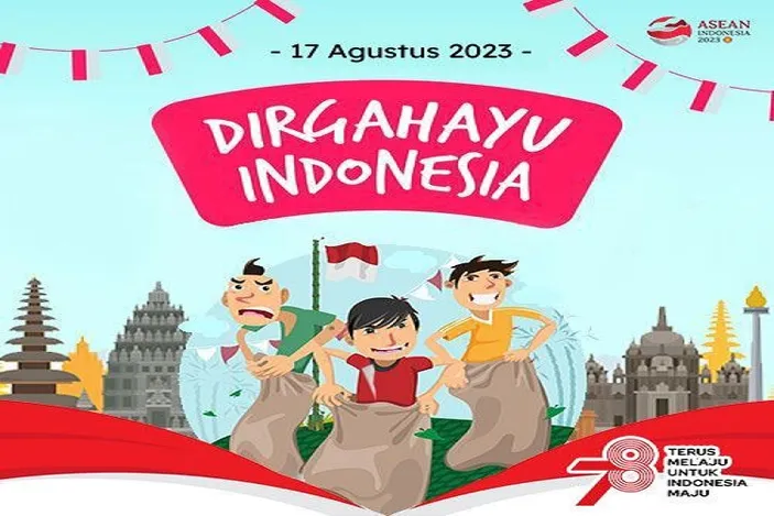 Desain Stiker 17 Agustus 2023 Unik Dan Kreatif Lengkap Tema Menarik