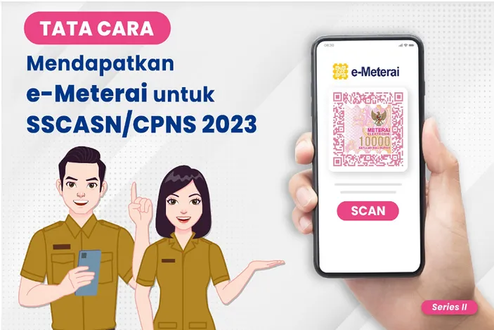 CARA Beli E-Materai Pendaftaran CPNS Tahun 2023 Di Website Resmi Dan ...