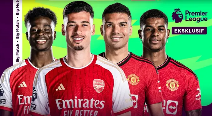 SCORE 808 Live Streaming Ilegal Arsenal vs Manchester United Minggu 3 September 2023, Tonton di Vidio