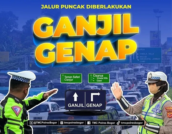 Jadwal Buka Tutup Puncak Bogor 8 Februari 2024, Jam Berapa Ganjil Genap ...