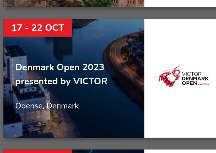 Jadwal Jam Tayang Badminton Denmark Open 2023 Hari Ini 18 Oktober