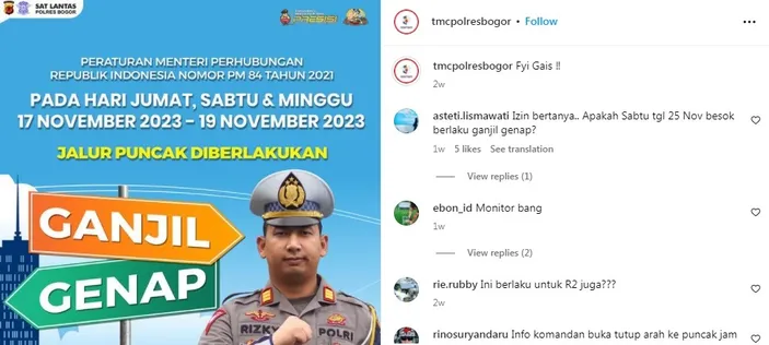 Jadwal Buka Tutup Puncak 1 3 Desember 2023 Lengkap Jadwal One Way