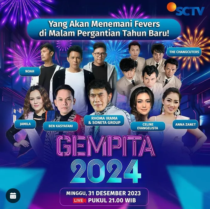 Jadwal Acara Akhir Tahun 2023 Di SCTV: Ada Film Layar Lebar Gundala ...